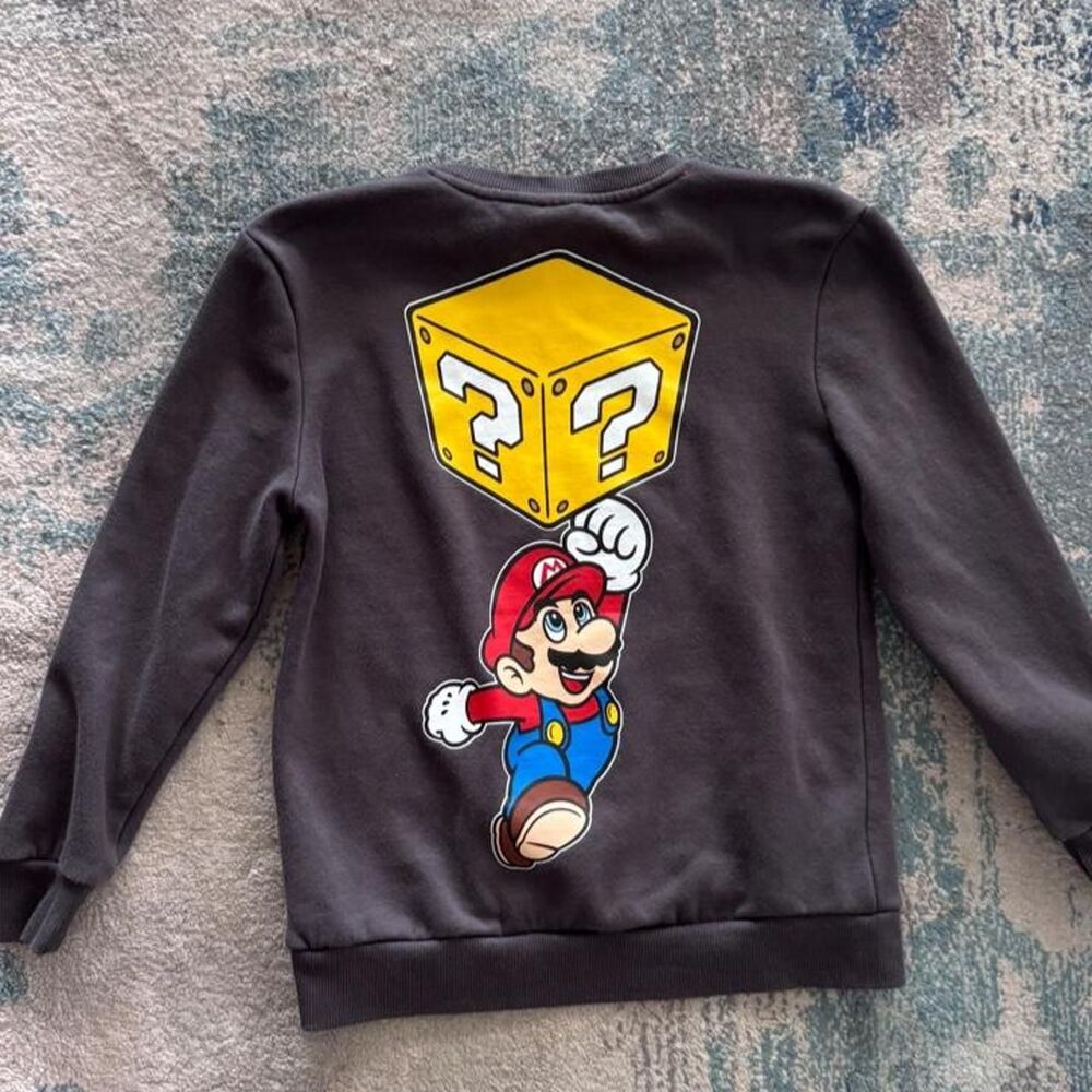 Nintendo Sweatshirt Super Mario kids 10-11 years